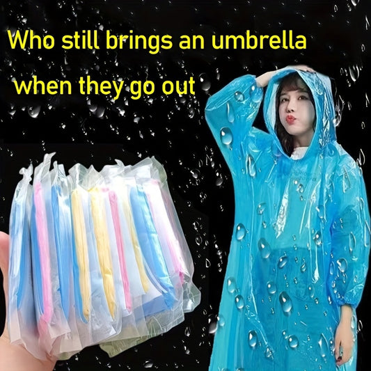 100pcs Unisex Raincoat