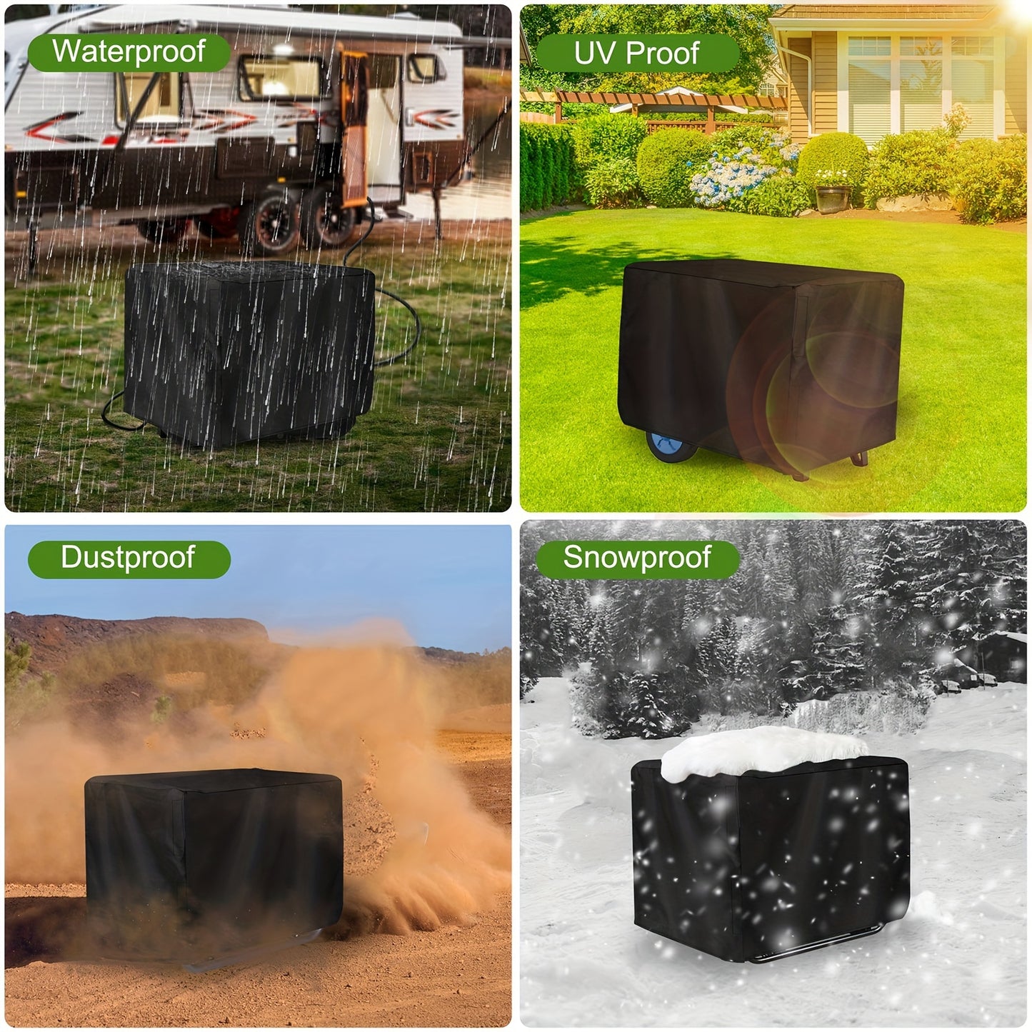 Waterproof Heavy Duty Generator Cover