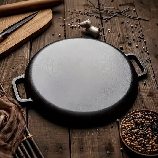 3pcs Multi-Function Non-Stick Cast Iron Griddle Skillet