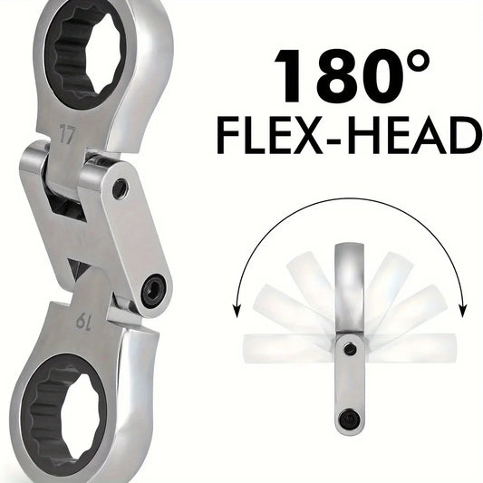 Industrial Grade 1pc Multi-functional Mini Ratchet Wrench