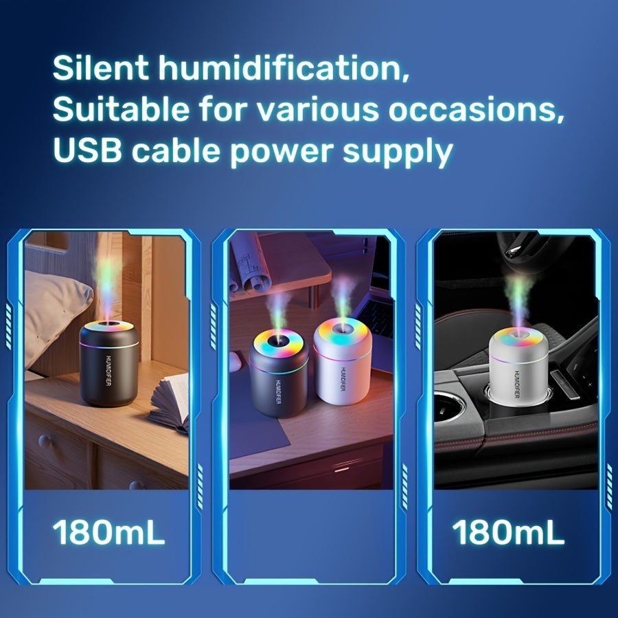 USB colorful atmosphere light humidifier