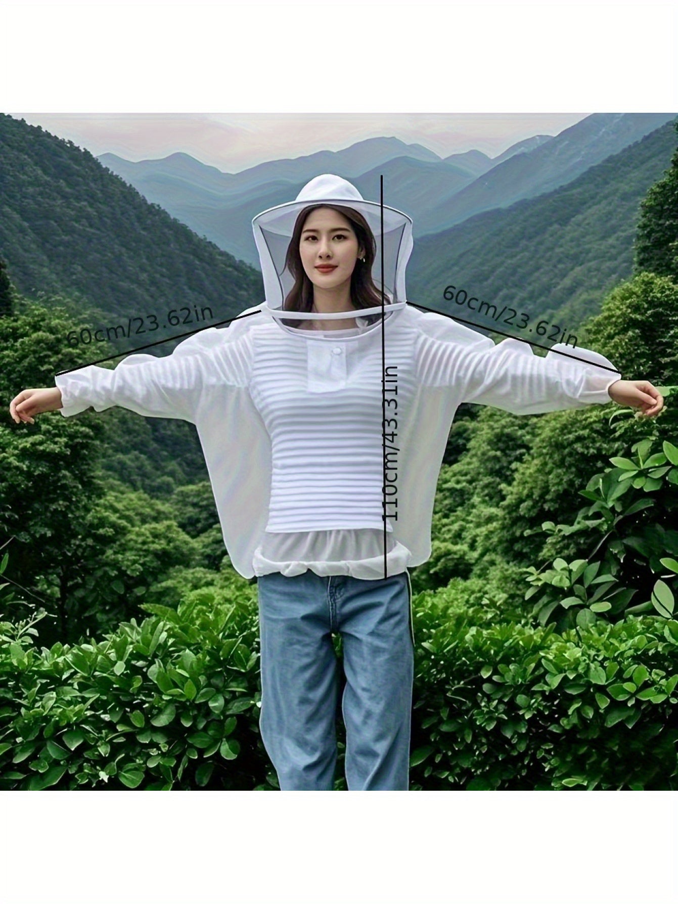 1 Lightweight White Mosquito Net- Unisex