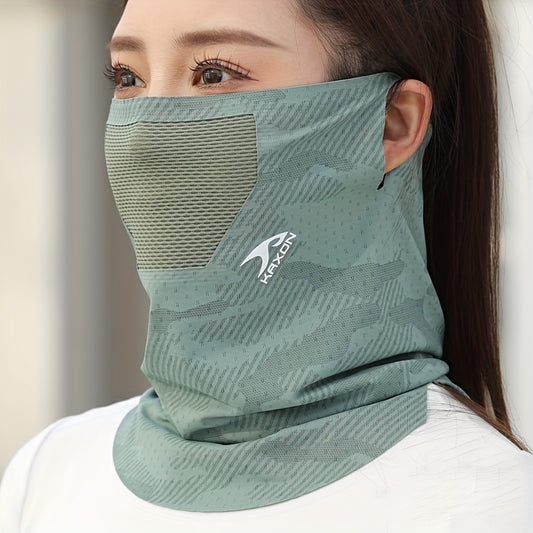 Summer Outdoor Ice Sliky Fiber Fabric Neck Gaiter