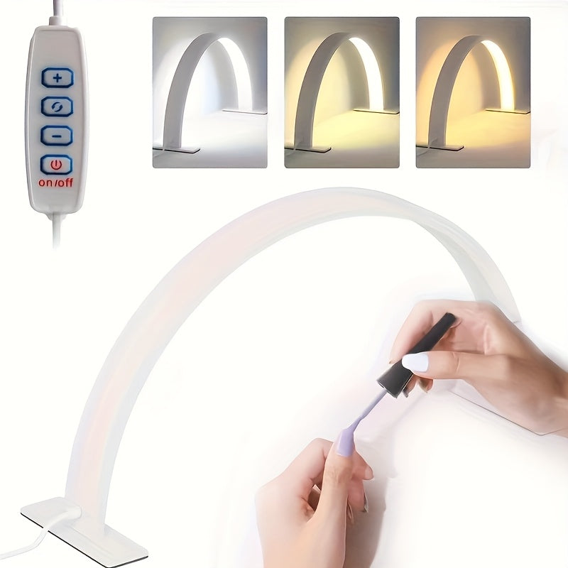 1 semi-circular desktop beauty lamp