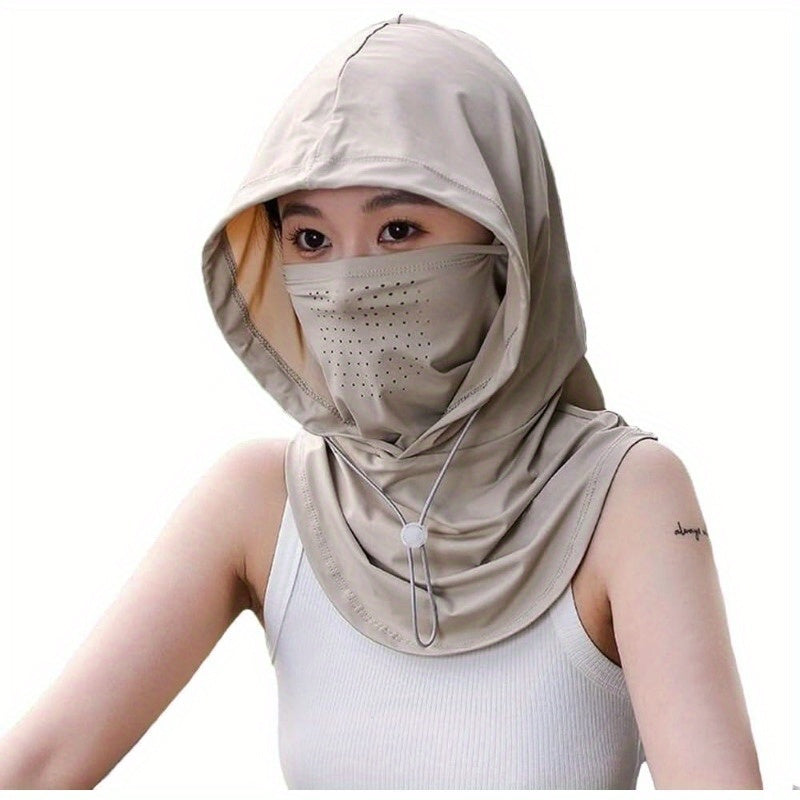 Women'sProtectionHat with Neck Guard & Face Mask