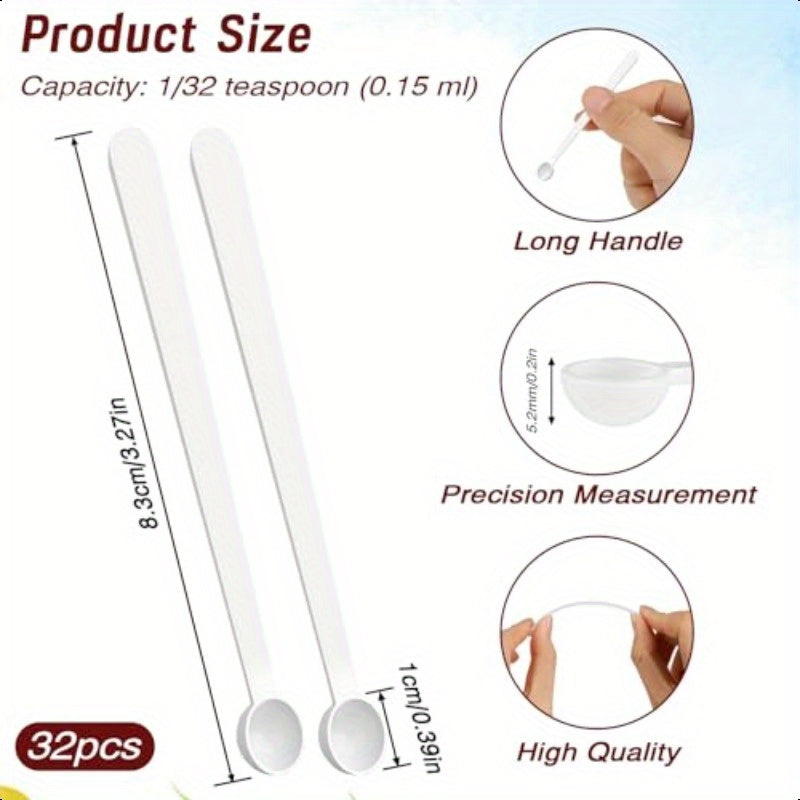 Teaspoon Micro Scoops  Mini Measuring Spoons