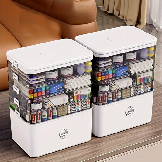 Large Capacity Multi-layer Classification Durable Portable Storage Box