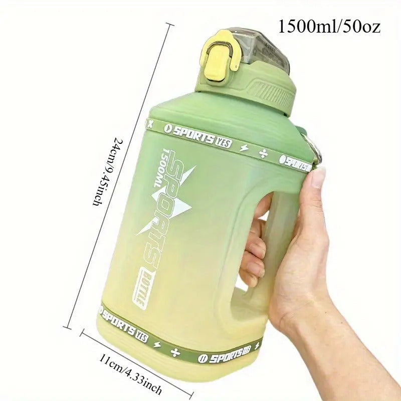 2pcs|50oz Frosted Gradient Sports Bottle