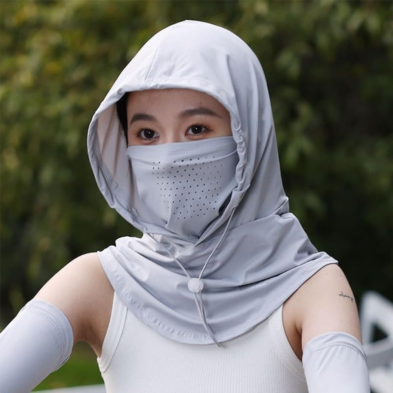 Women'sProtectionHat with Neck Guard & Face Mask