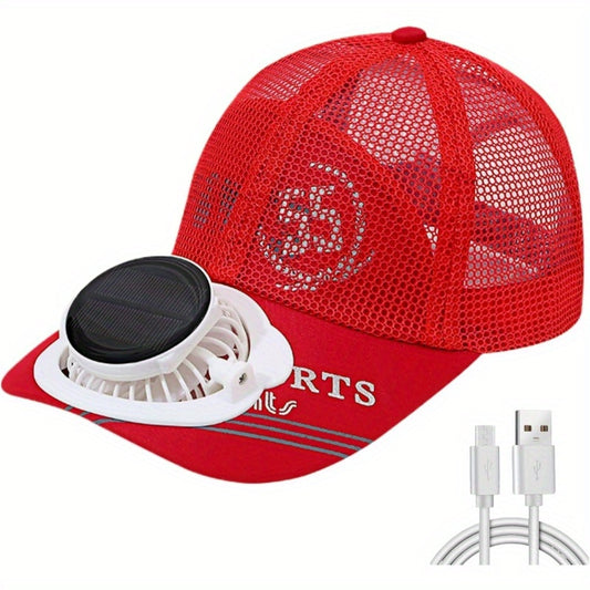 Wide Brim Solar Fan Hat for Men & Women