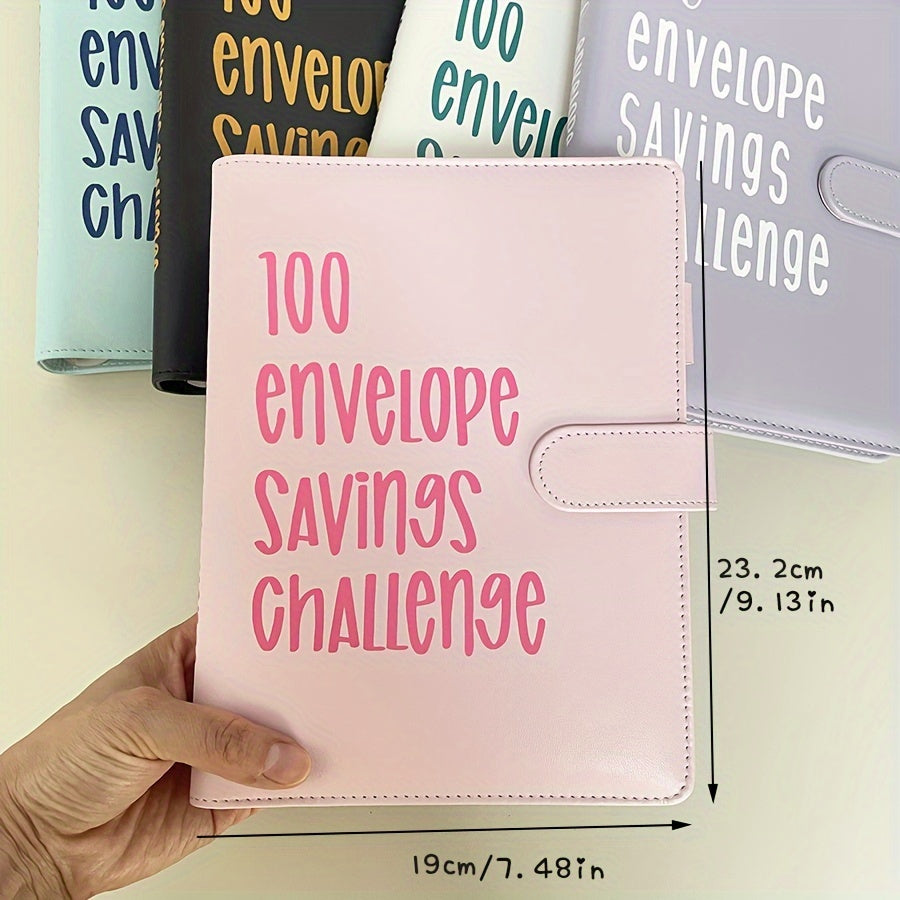 100 Days Deluxe Envelope Savings Challenge - A5 PU Binder