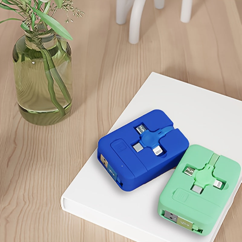 2pcs  Multi-Color Telescopic Stand Cube Data Cable