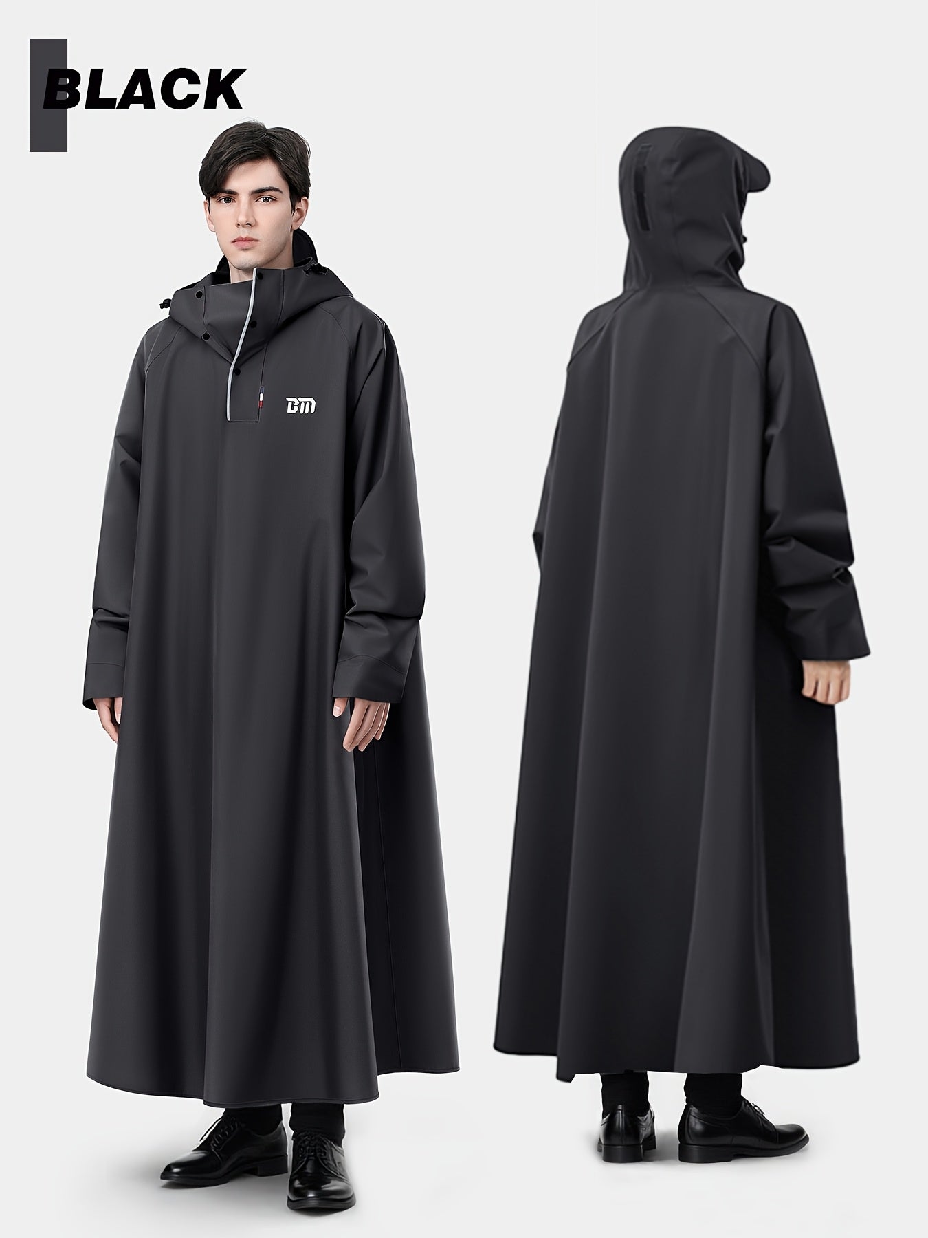 Men's Full-Coverage Motorcycle Raincoat