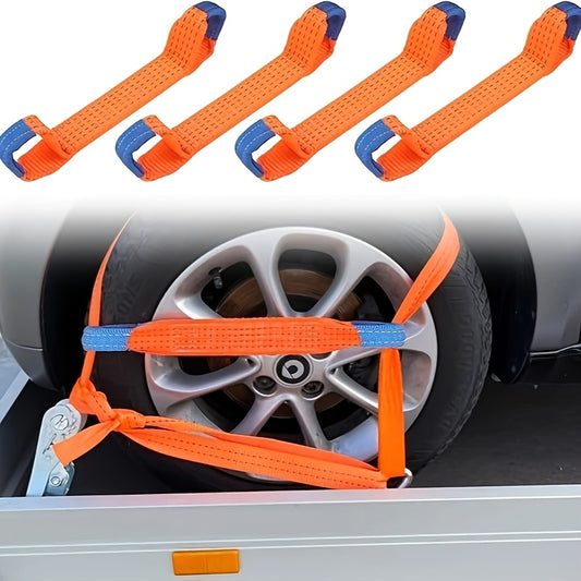 Four Universal Vehicle Transport Straps