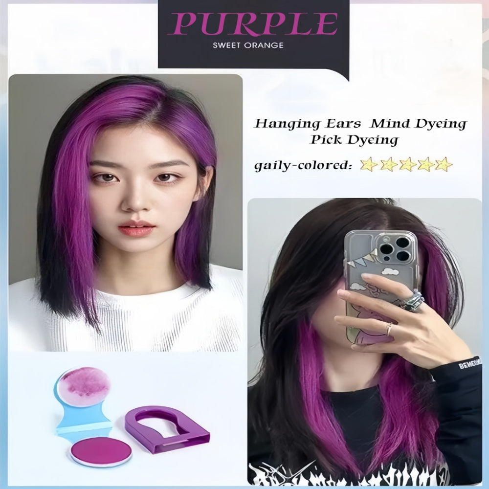 hair coloring powder, disposable fast color