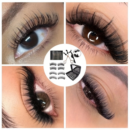 Magnetic Eyelash Clip Does Not Require Glue
