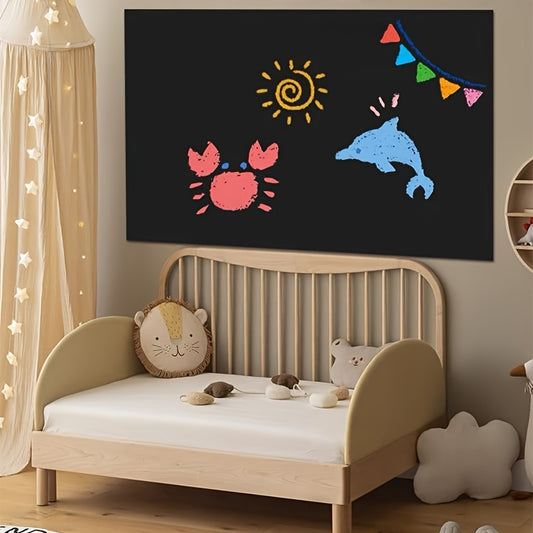 2 Rolls of Self-Adhesive Whiteboard Greenboard Chalkboard Wall Sticker
