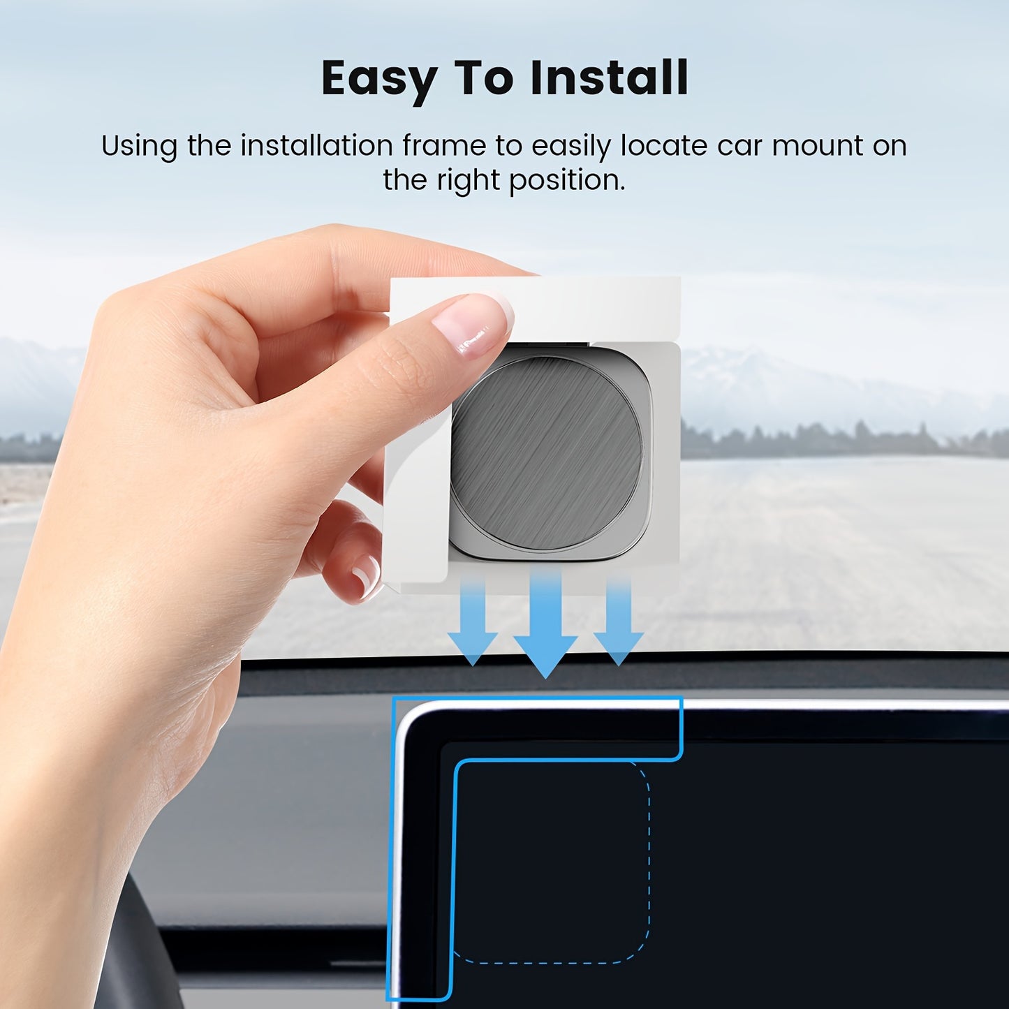 Foldable Magnetic Car Phone Holder
