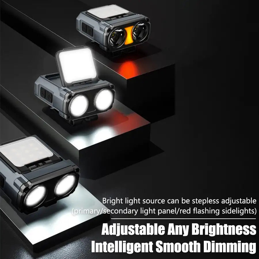 2pcs Hat Clip Light LED Sensor Headlamp
