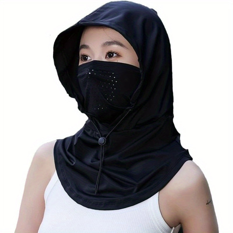 Women'sProtectionHat with Neck Guard & Face Mask