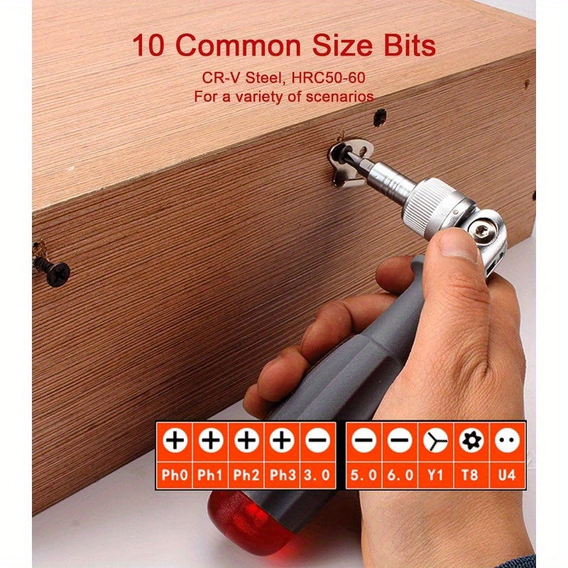 1 Ratchet Screwdriver Set