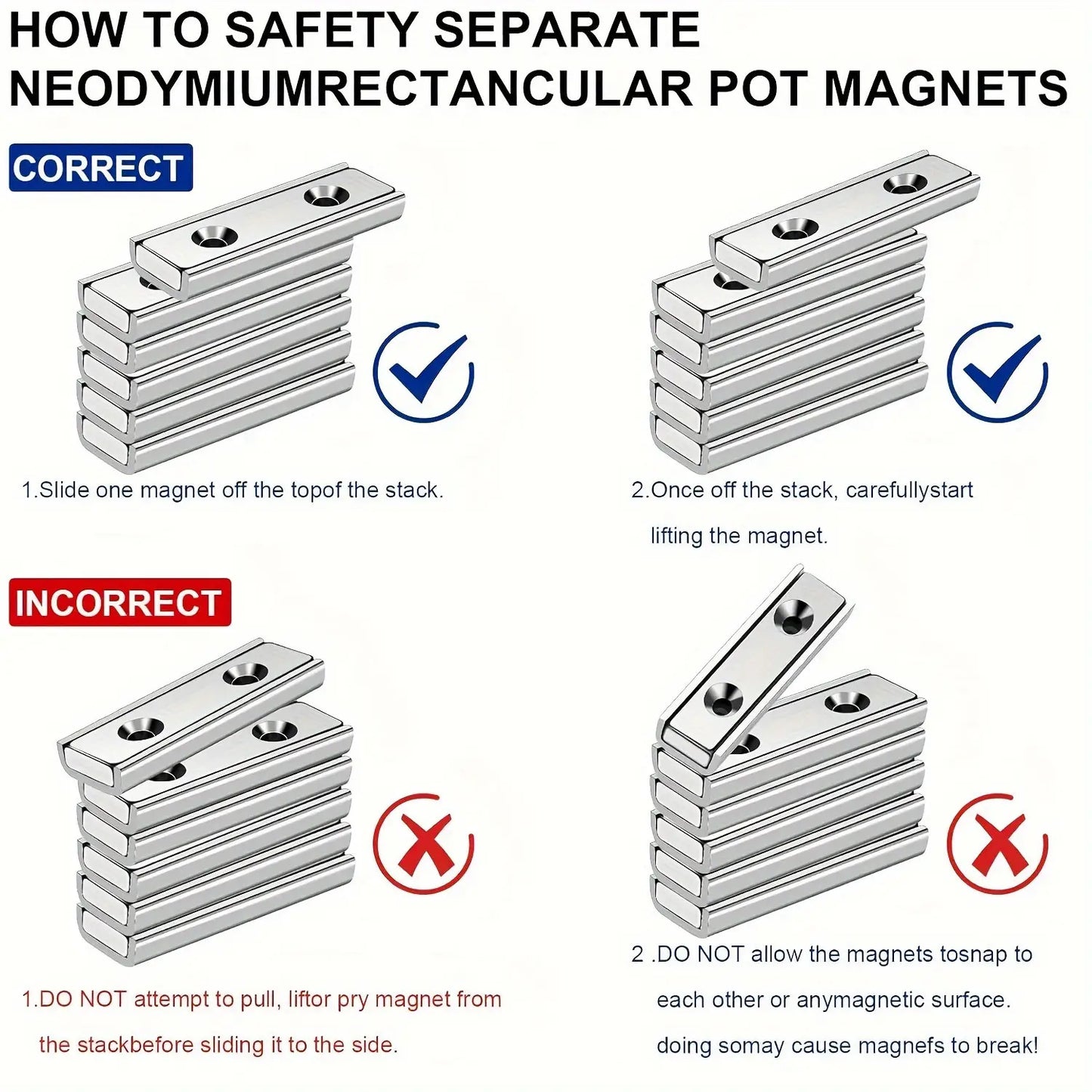 Heavy Duty 45Lbs Neodymium Magnets