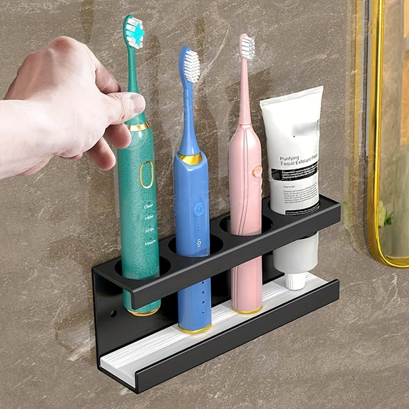 [No Drilling] Wall-Mounted Toothbrush Holder