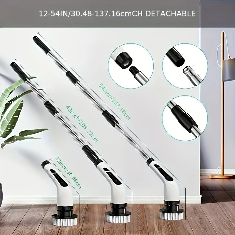 Versatile 9-in-1 Electric Spin Scrubber