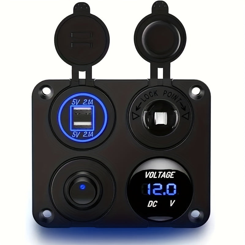 1 Panel Dual USB Charger
