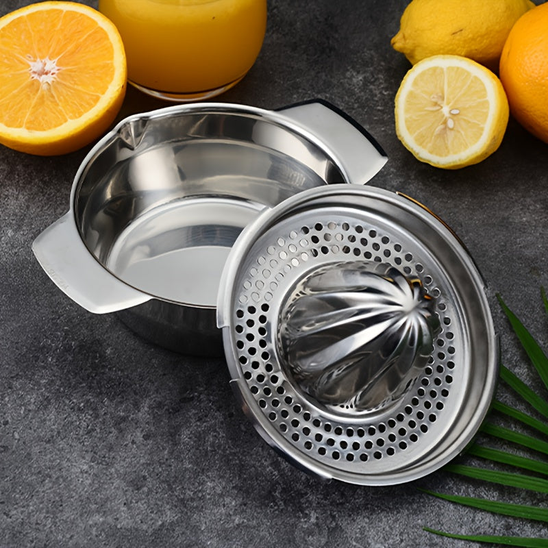 2pcs Stainless Steel Manual Citrus Juicer