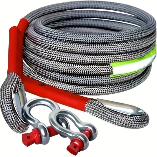 Heavy-Duty 5/9m Trailer Rope Towing Strap Recovery Kit