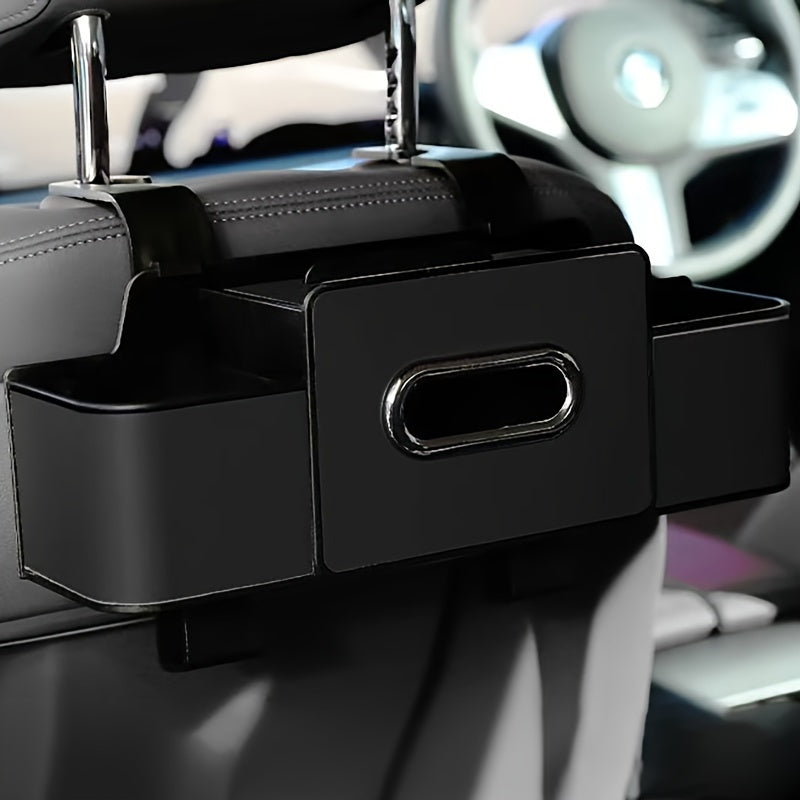 Car Seat Back Organizer with Tissue Box