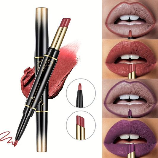 15 Color 2-In-1 Double-Ended Lipstick & Lip Liner