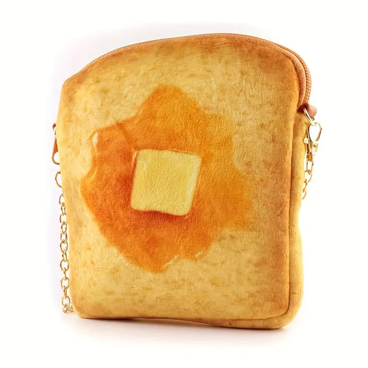 Women's Toast-Shaped Crossbody Bag