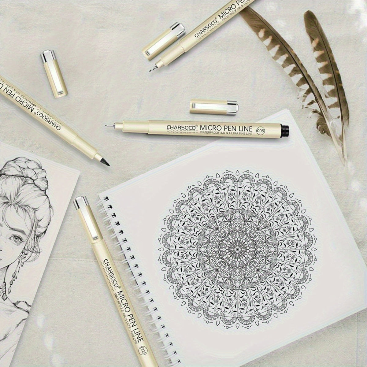 003 Micro Pen, Black Fine Point Pen with Archival Ink