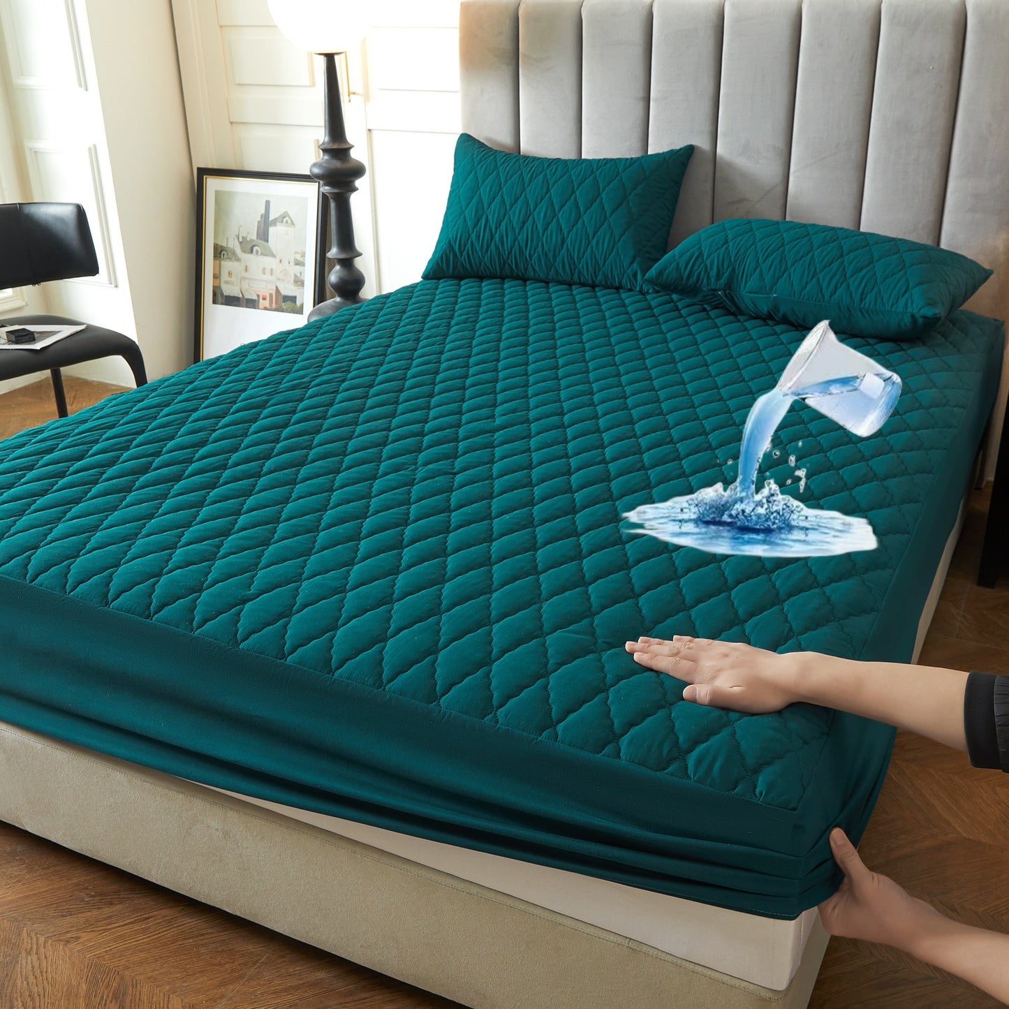 1 piece waterproof mattress cover