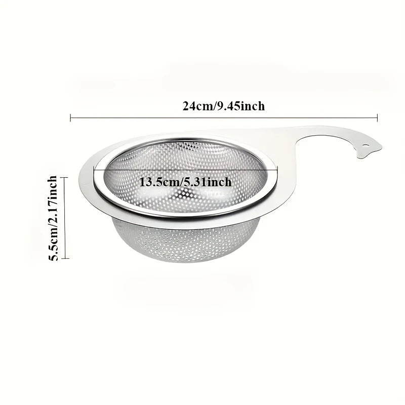 Space-Saving Stainless Steel Kitchen Sink Filter