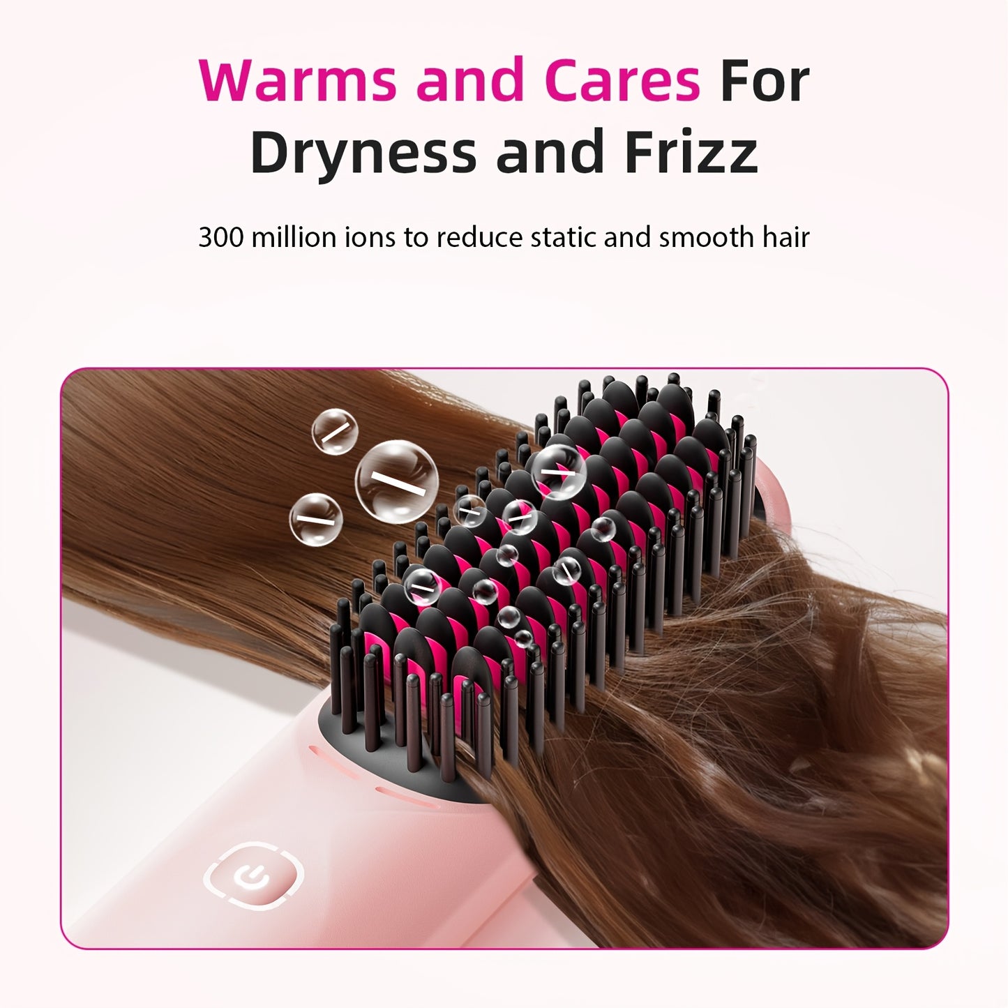 Wireless hair straightener