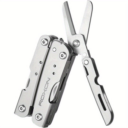 14in 1 Mini Multitool Small Lightweight with Folding Scissors