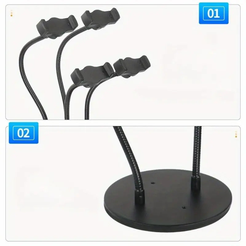 Desktop 4-Position Universal Multi-Functional Phone Stand