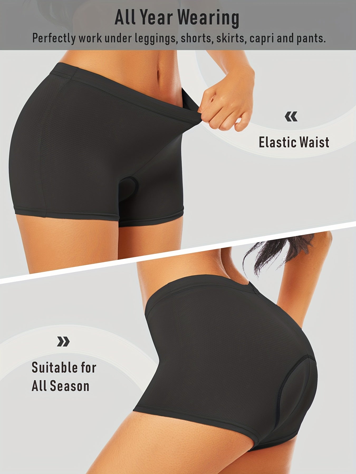 Women's 4D Padded Gel Cycling Undershorts
