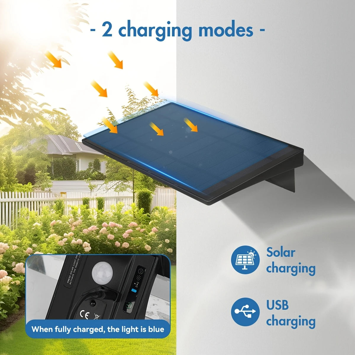 Solar Motion Sensor Wall Light
