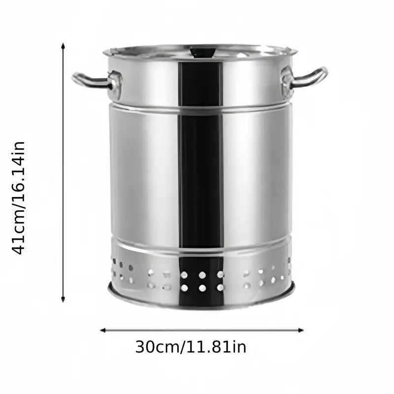 Stainless Steel Combination Grill