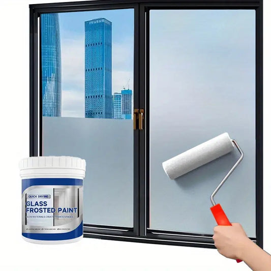 500g Matte Frosted Glass Paint - Waterproof, Privacy-Proof