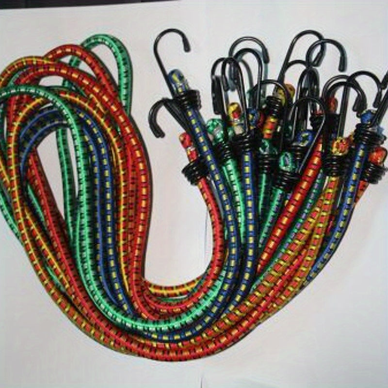 Elastic Strapping Rope with Double Hooks for Securing Luggage in Cars
