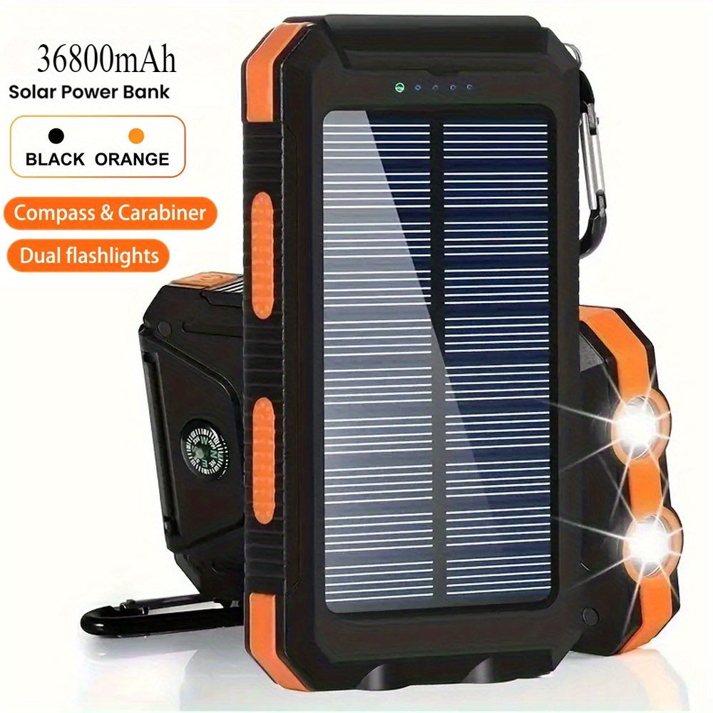 10000mAh Portable Solar Charger | Fast Charging