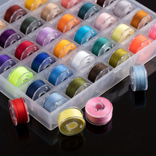 25pcs set of multi-color sewing thread with spool