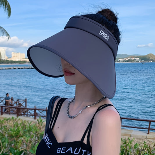 Women's Summer Wide Brim Topless Hat