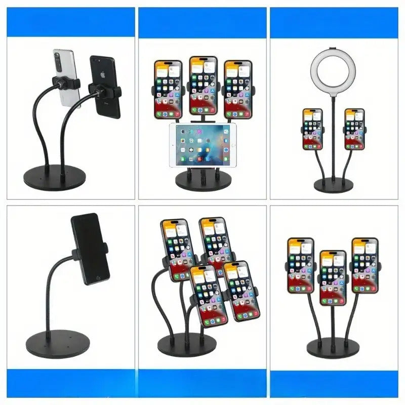 Desktop 4-Position Universal Multi-Functional Phone Stand