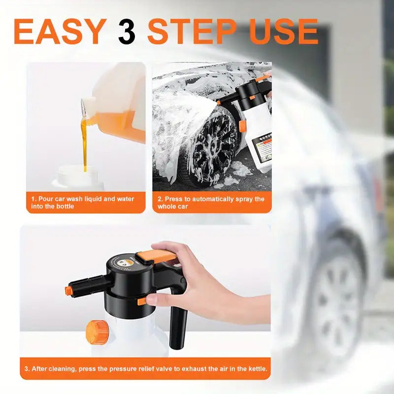 2L Electric Foam Pot, 70° Wide-angle Spray